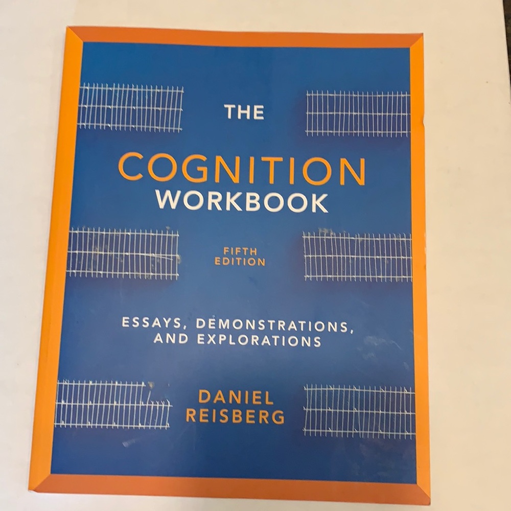 SALE!! The cognition workbook. Psychology